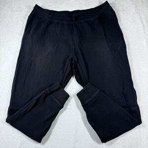 GymShark Joggers Mens XXL Black Jogger SweatPants Lounge Shark‎